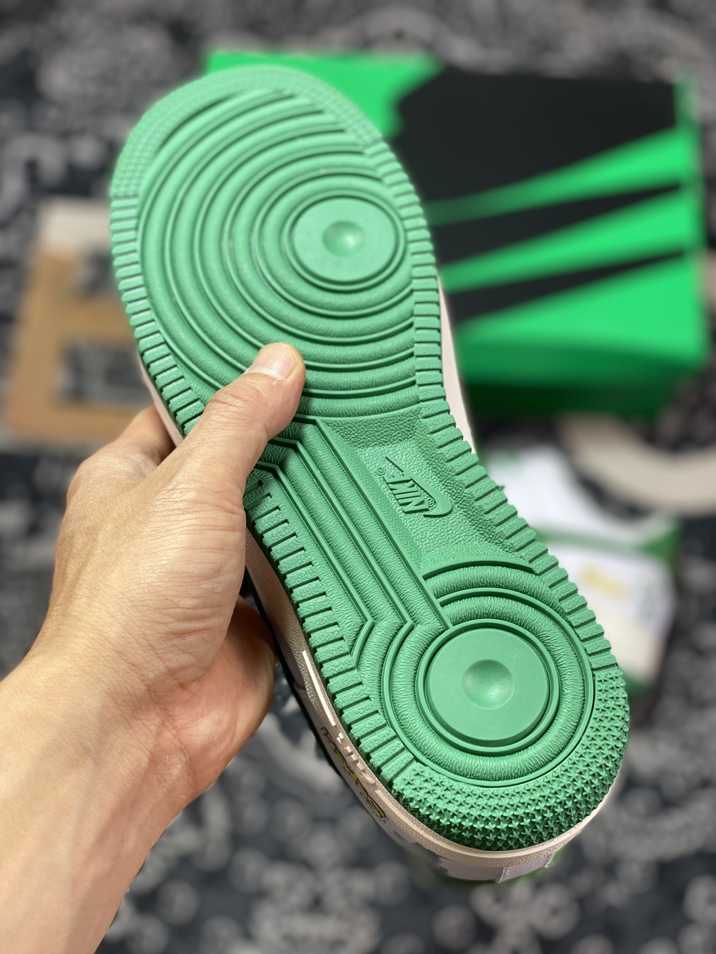 240 Nike Air Force 1’07 Low”Sprite”空军一号板鞋“皮革白雪碧绿黄小钩”315122-005