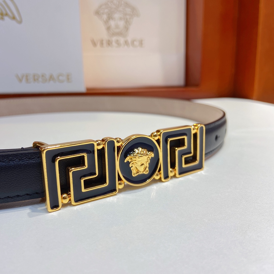 范思哲VERSACE2.0cm细腰带
