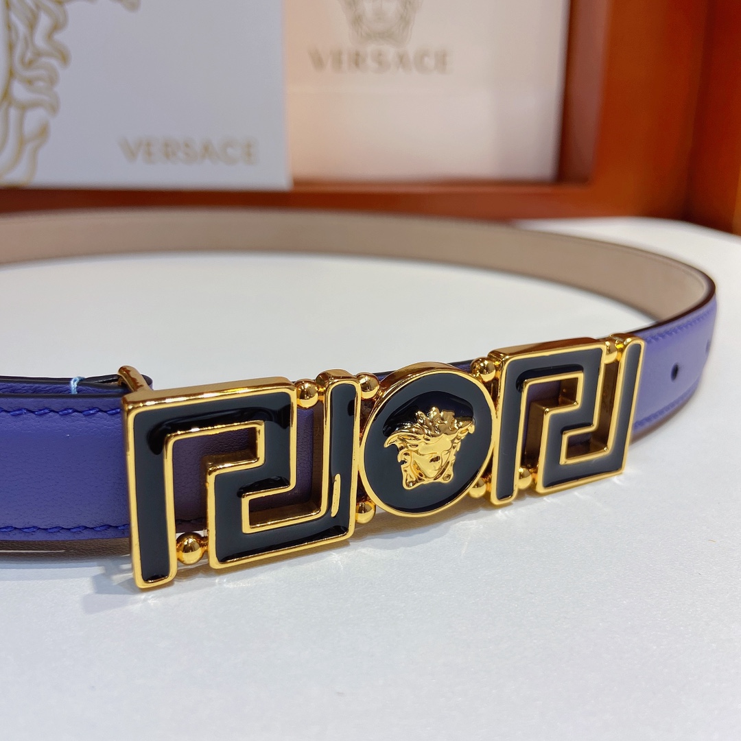 范思哲VERSACE2.0cm细腰带