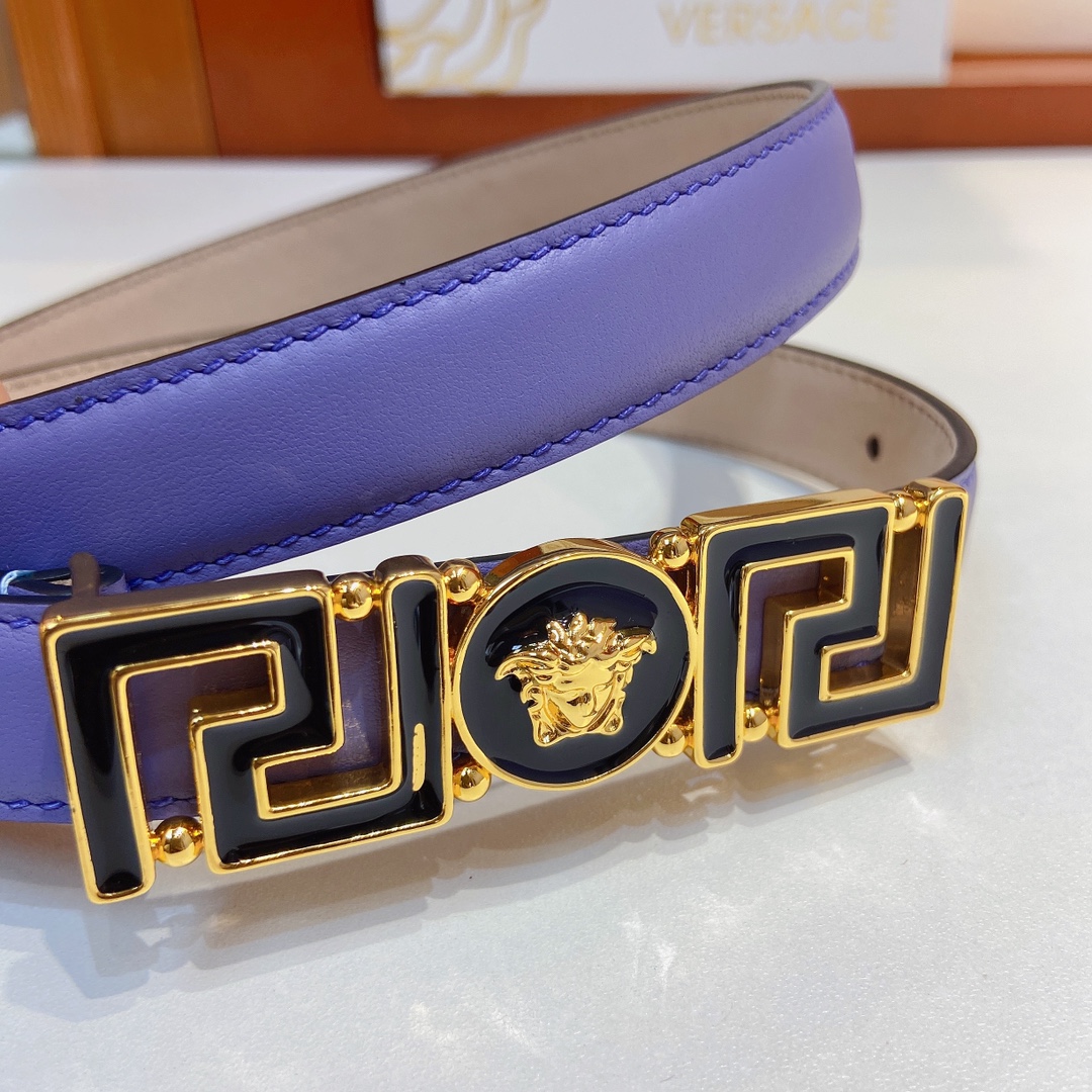 范思哲VERSACE2.0cm细腰带