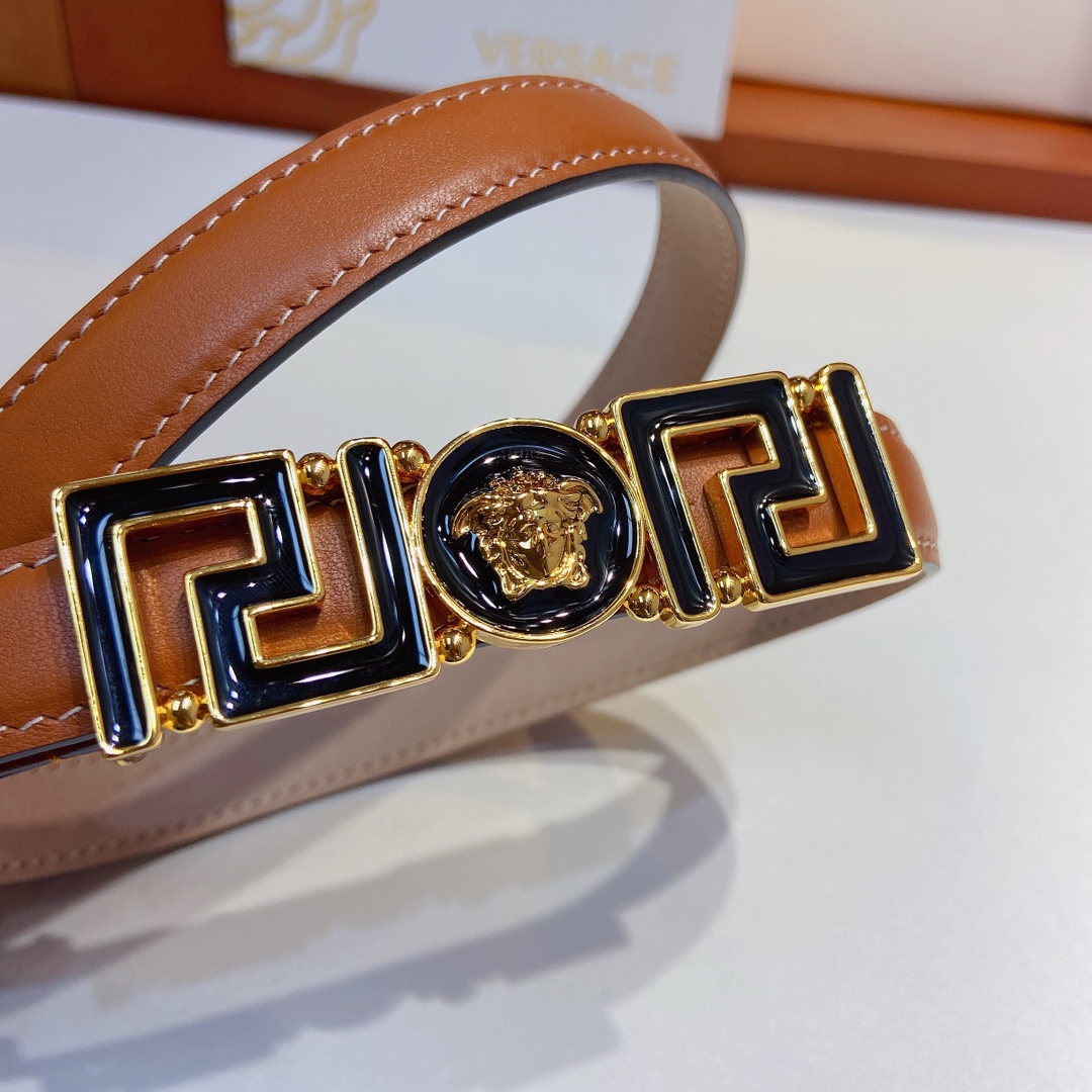 范思哲VERSACE2.0cm细腰带