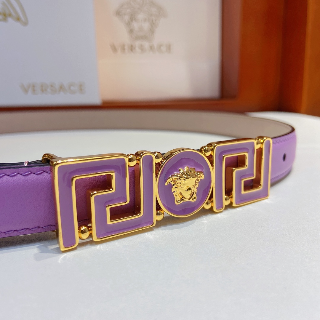 范思哲VERSACE2.0cm细腰带