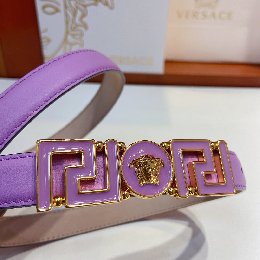 范思哲VERSACE2.0cm细腰带