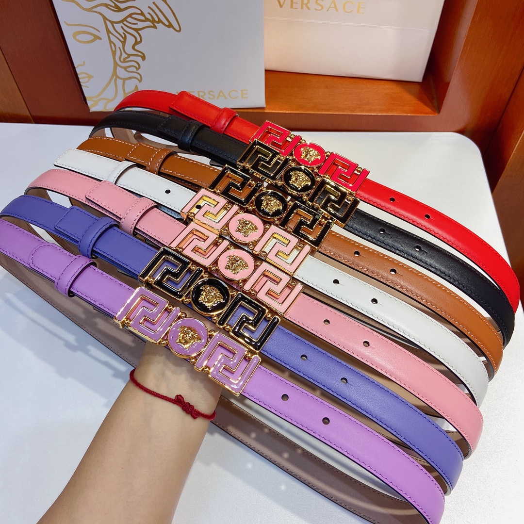 范思哲VERSACE2.0cm细腰带