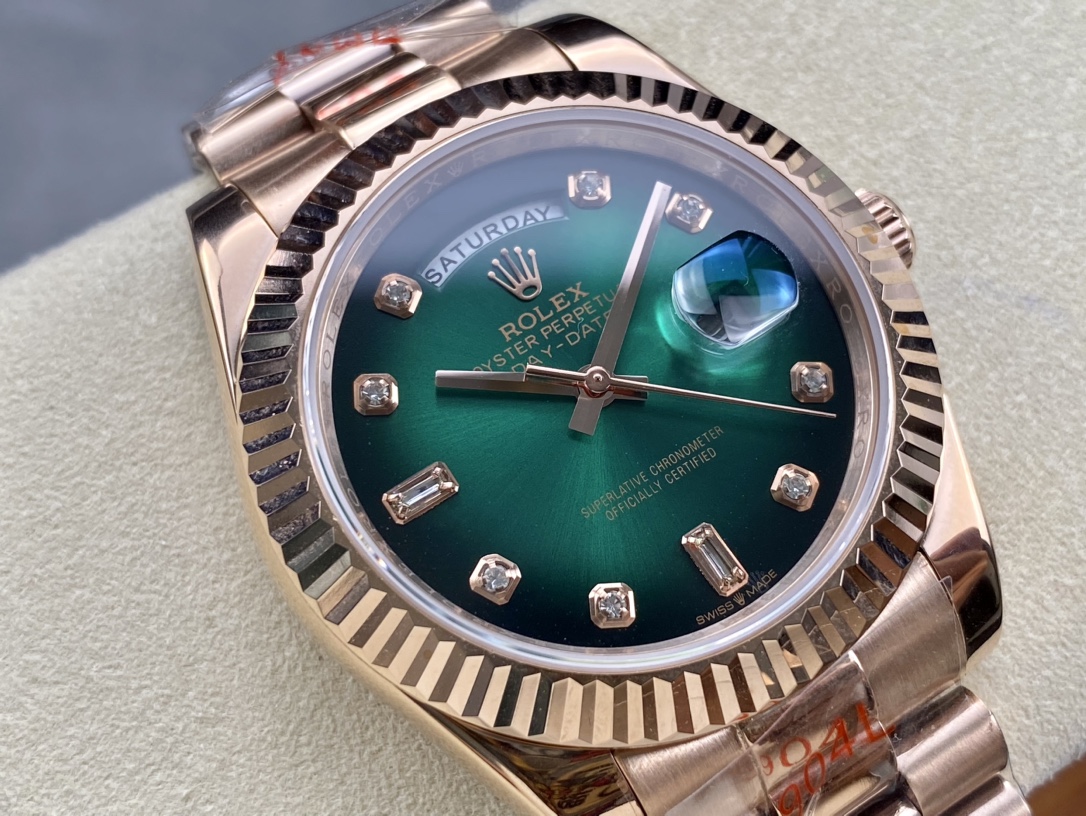 SK厂 劳力士Rolex 双历 星期日志型 40mm - 高品質な自動機械腕時計