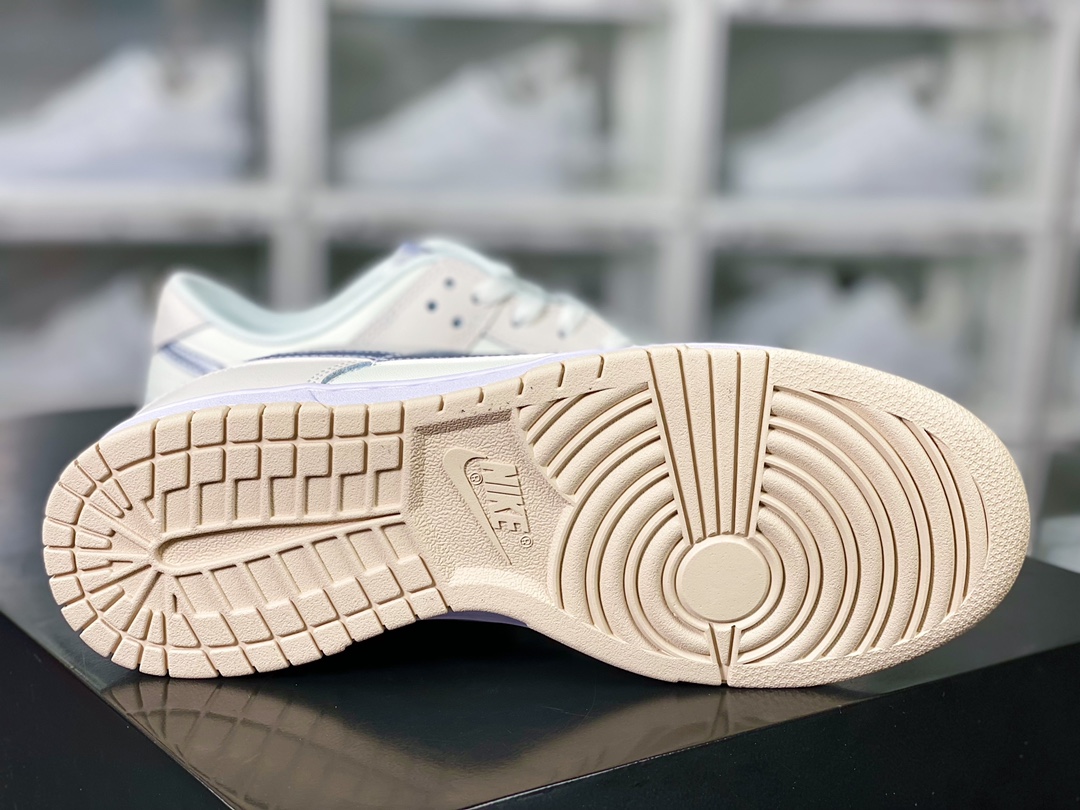 200 Wmns SB Dunk Low GS”Sail/Oxygen Purple”扣篮系列低帮休闲运动滑板板鞋“米白星空紫”DX5930-100