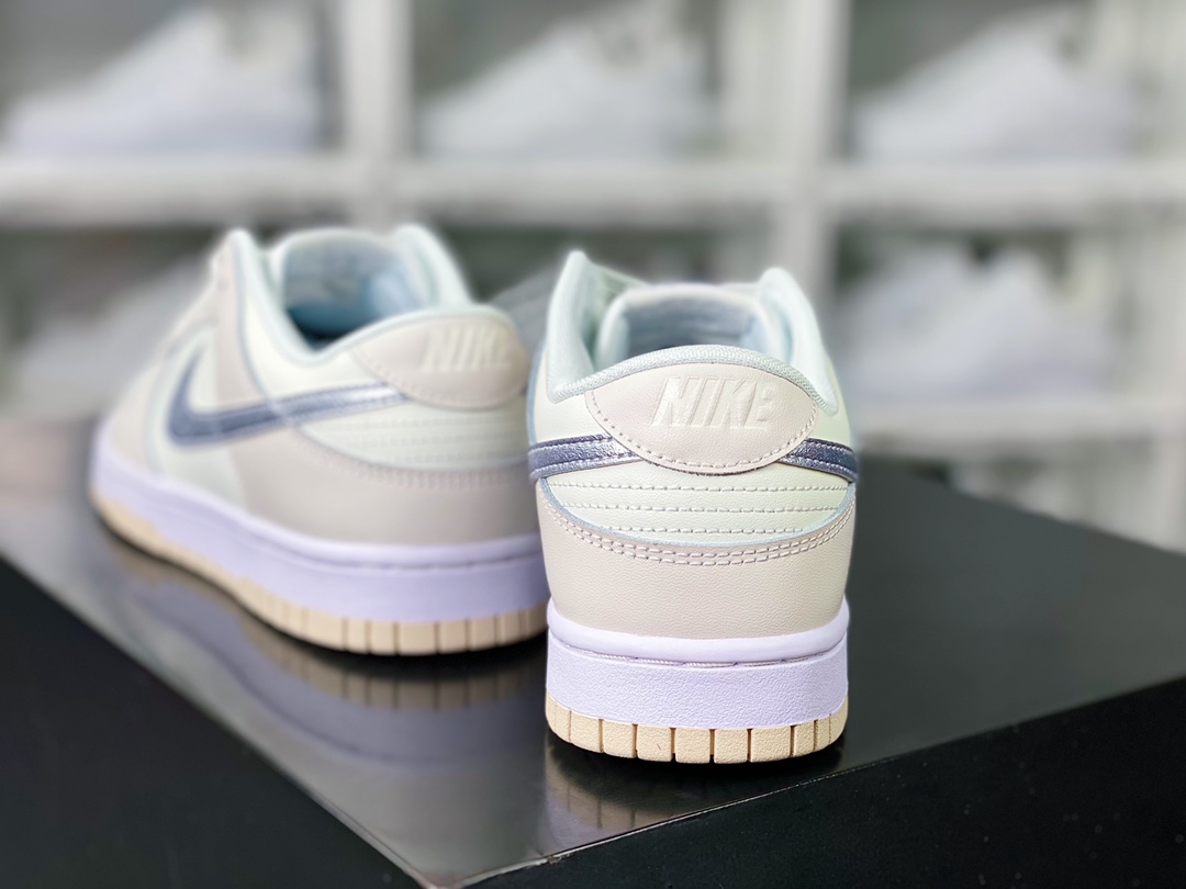 200 Wmns SB Dunk Low GS”Sail/Oxygen Purple”扣篮系列低帮休闲运动滑板板鞋“米白星空紫”DX5930-100