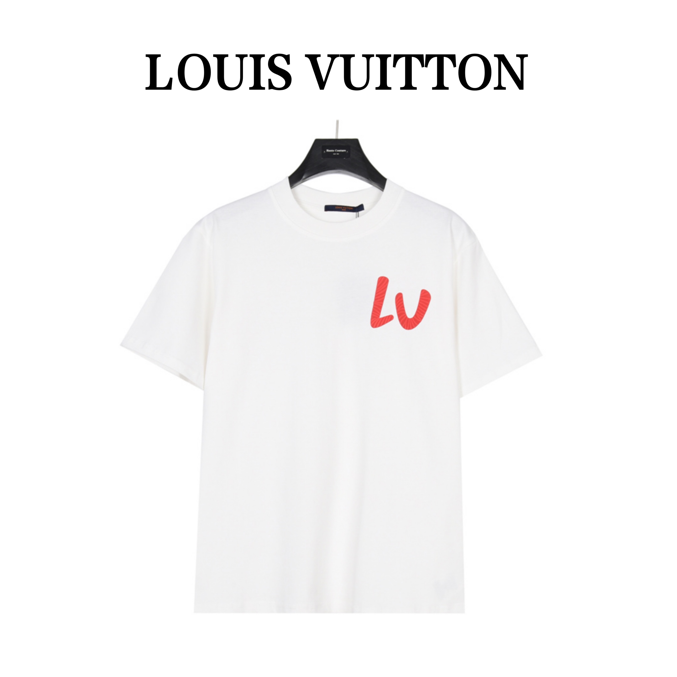 Louis Vuitton/路易威登 23ss 彩虹logo立体发泡印花短袖T恤