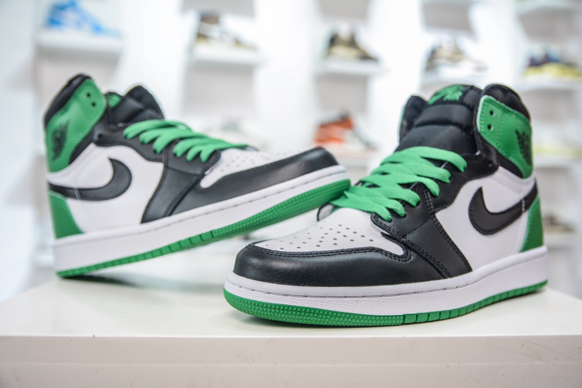 Air Jordan 1 High OG “Black and Lucky Green” black and green toes DZ5485-031