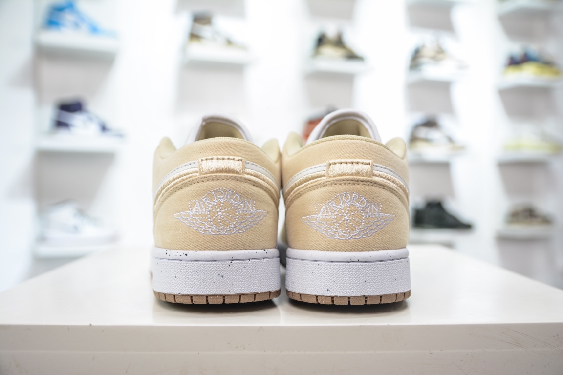 Air Jordan 1 Low White Khaki FN3722-701