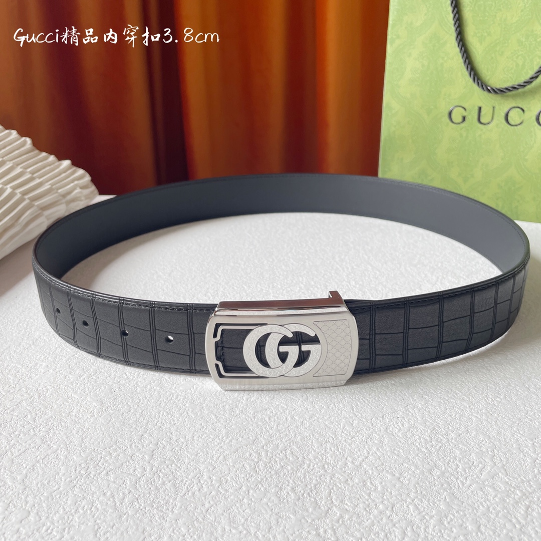 Gucci经典原单品质鹿皮纹搭配原单