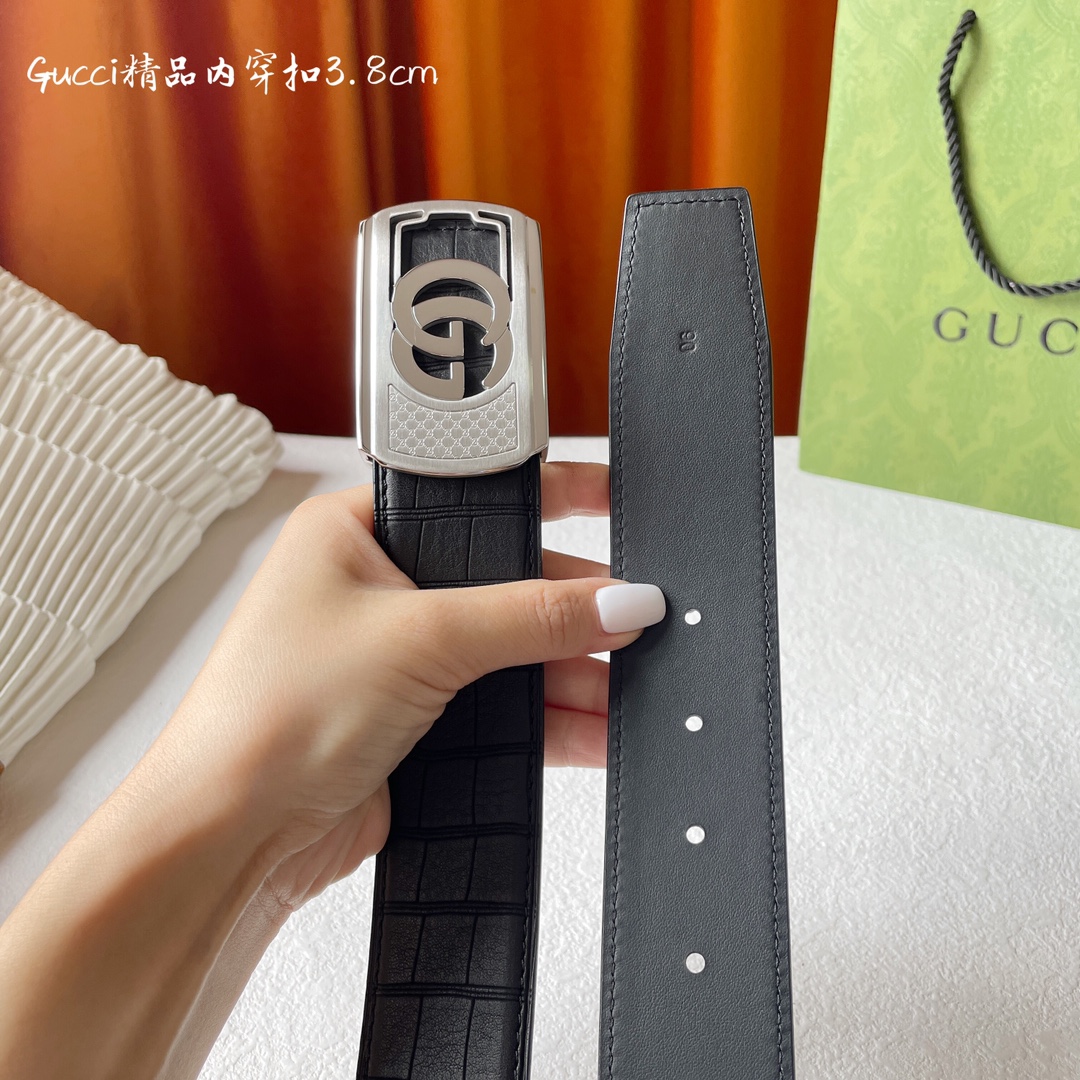Gucci经典原单品质鹿皮纹搭配原单