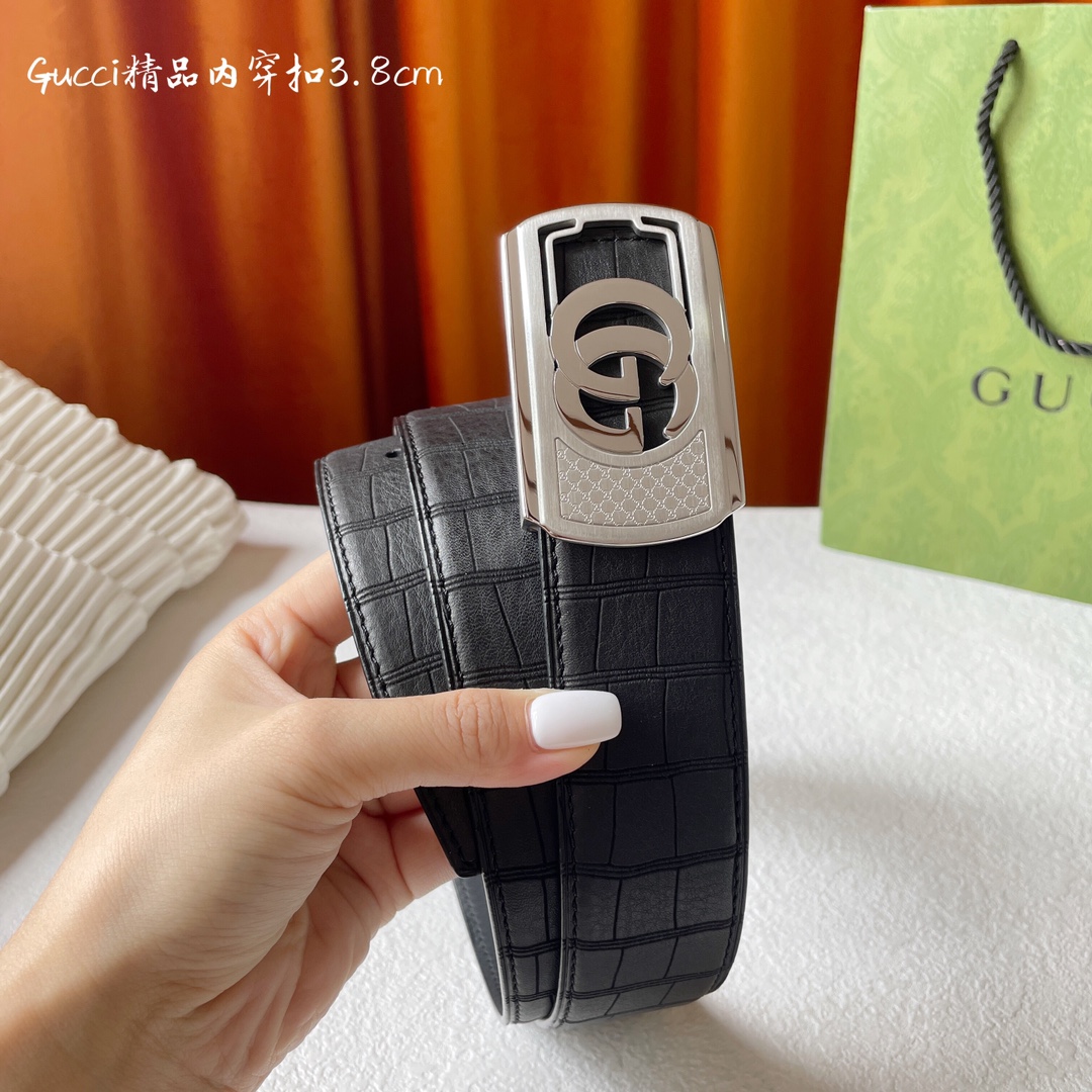 Gucci经典原单品质鹿皮纹搭配原单