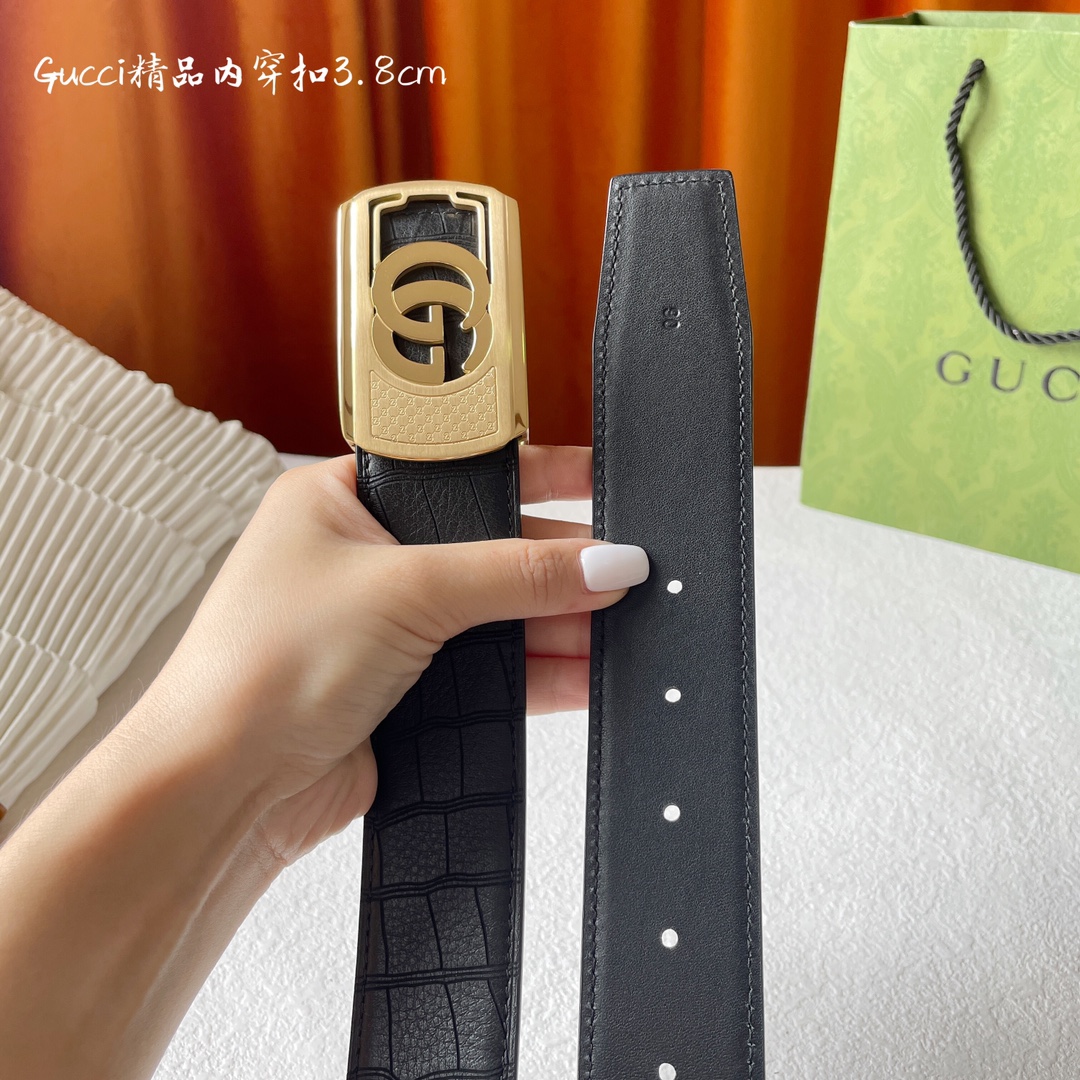 Gucci经典原单品质鹿皮纹搭配原单