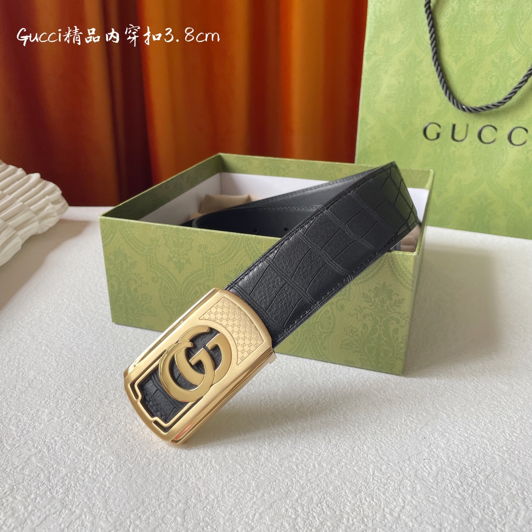 Gucci经典原单品质鹿皮纹搭配原单