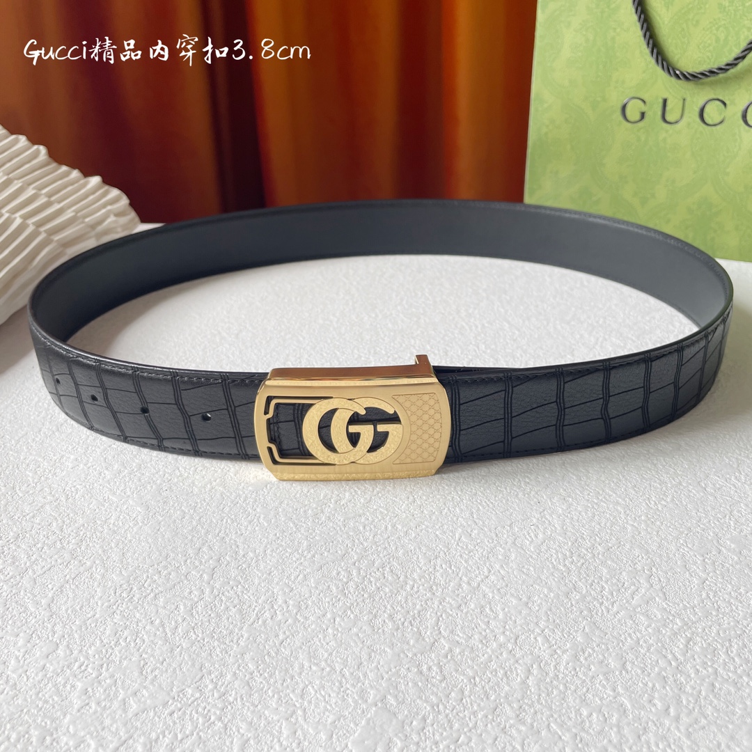 Gucci经典原单品质鹿皮纹搭配原单
