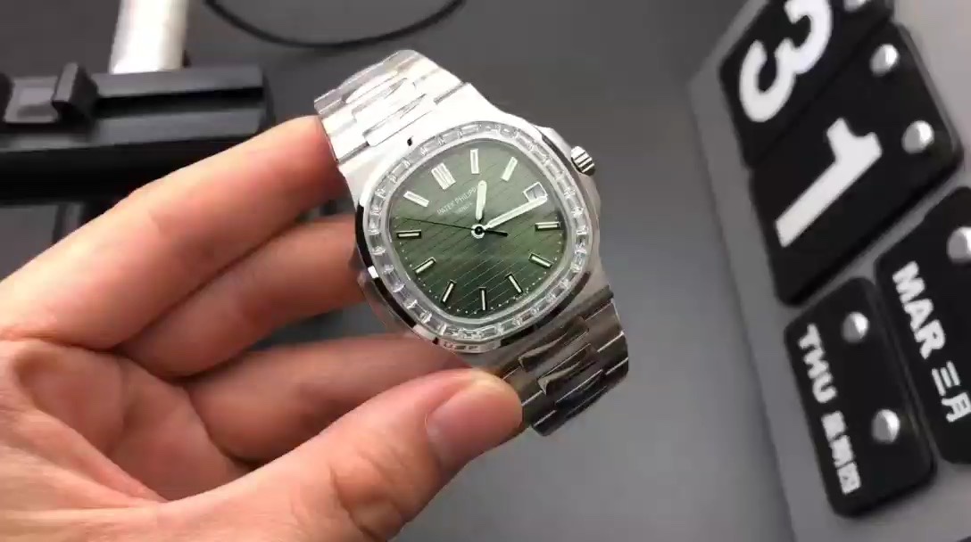 Patek Philippe PPF厂 绿盘T钻鹦鹉螺