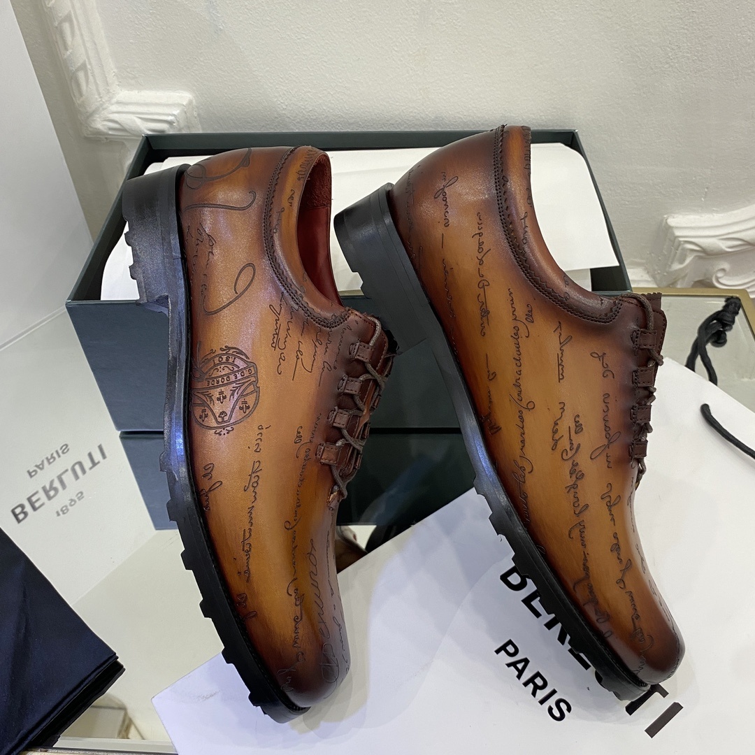 💋💍BERLUT* 布鲁提 special order 专柜定制款牛津鞋 男士正装鞋皮鞋👞 「世界最贵手
