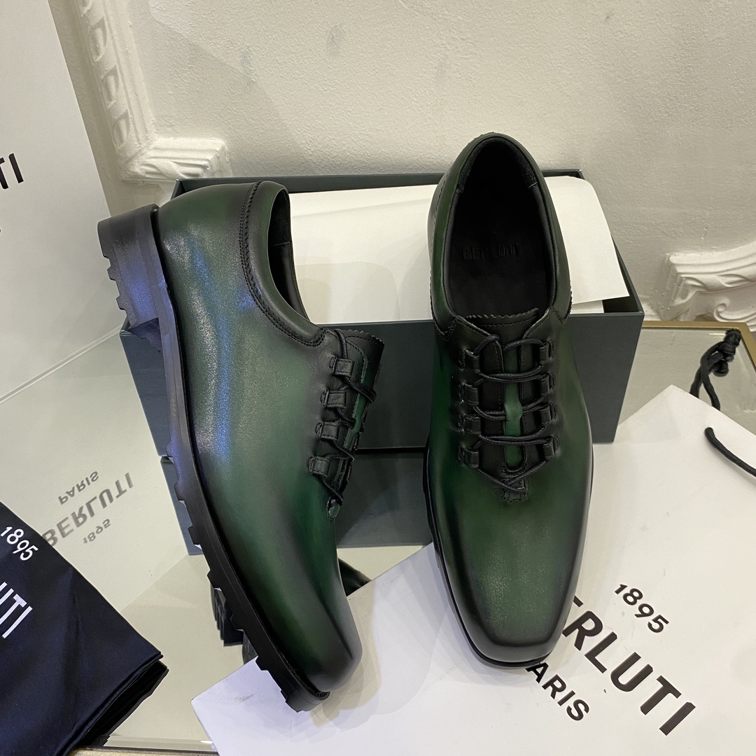💋💍BERLUT* 布鲁提 special order 专柜定制款牛津鞋 男士正装鞋皮鞋👞 「世界最贵手