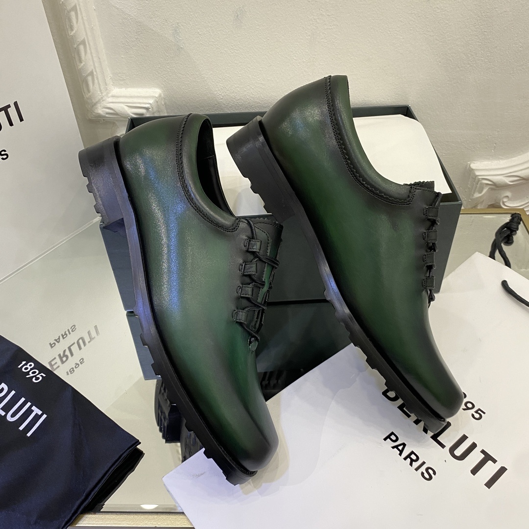 💋💍BERLUT* 布鲁提 special order 专柜定制款牛津鞋 男士正装鞋皮鞋👞 「世界最贵手