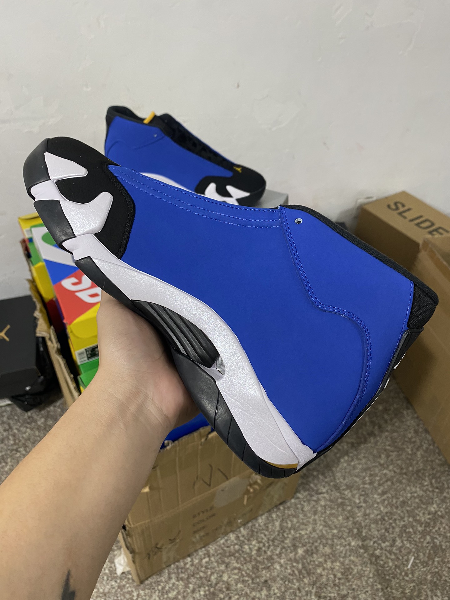 AJ14黑蓝尺码40-47.5总裁Y