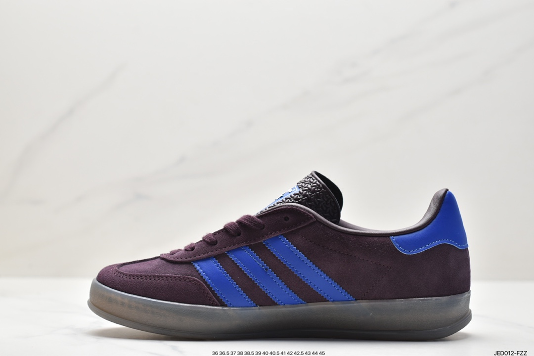 Adidas Originals Gazelle Indoor IG9980 clover retro casual non-slip wear-resistant low-top sneakers