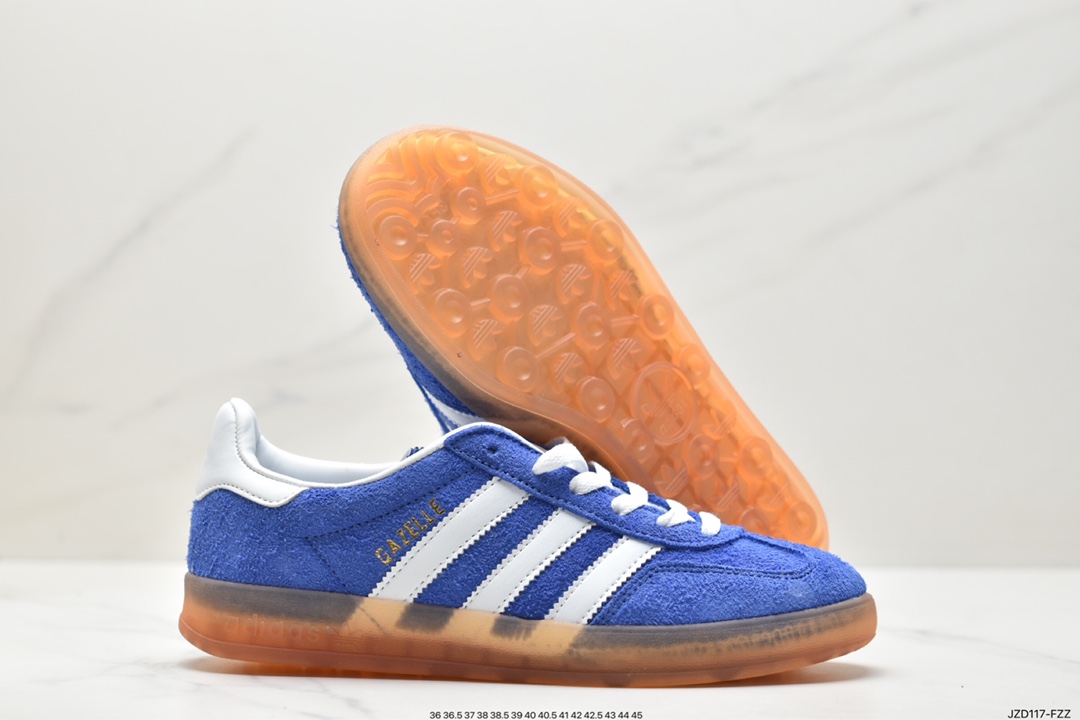 Adidas Originals Gazelle Indoor HO6261 clover retro casual non-slip wear-resistant low-top sneakers