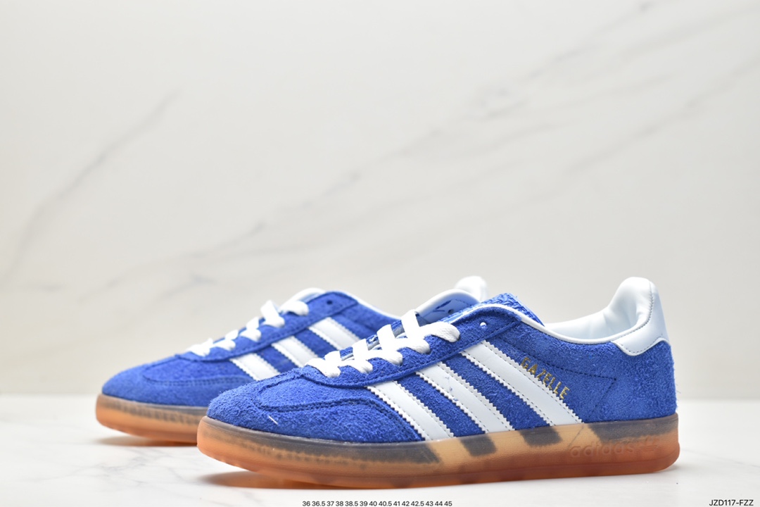 Adidas Originals Gazelle Indoor HO6261 clover retro casual non-slip wear-resistant low-top sneakers