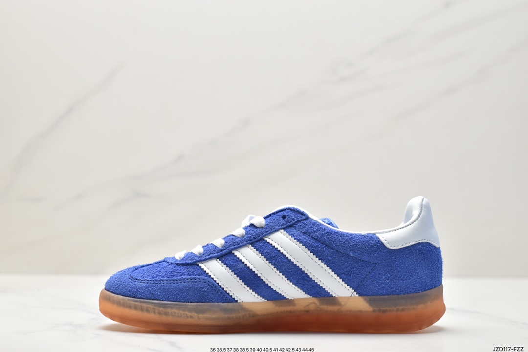 Adidas Originals Gazelle Indoor HO6261 clover retro casual non-slip wear-resistant low-top sneakers