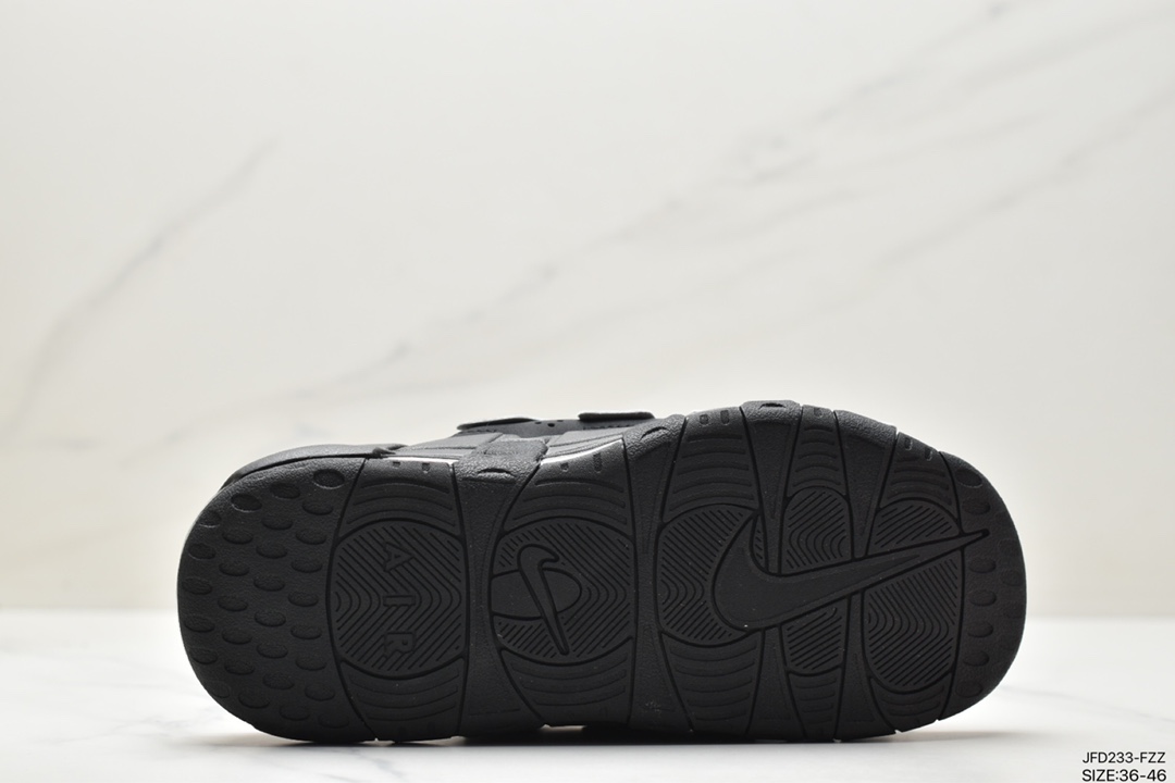 170 NIKE AIR MORE Uptempo Slide皮蓬拖鞋 FB7818-100