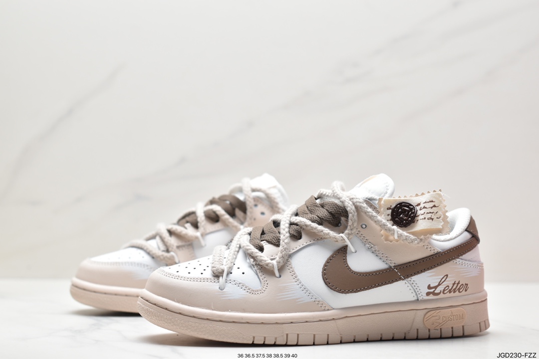 180 Nike SB Dunk Low”Milk White/Pink/Smile”扣篮系列低帮休闲运动滑板板鞋 DD1503-121