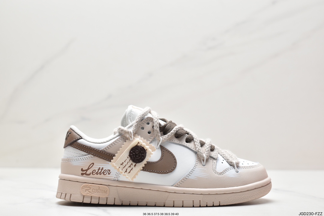 180 Nike SB Dunk Low”Milk White/Pink/Smile”扣篮系列低帮休闲运动滑板板鞋 DD1503-121
