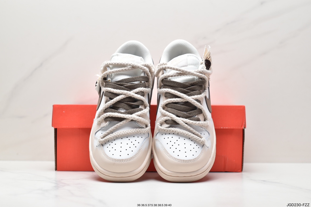 180 Nike SB Dunk Low”Milk White/Pink/Smile”扣篮系列低帮休闲运动滑板板鞋 DD1503-121