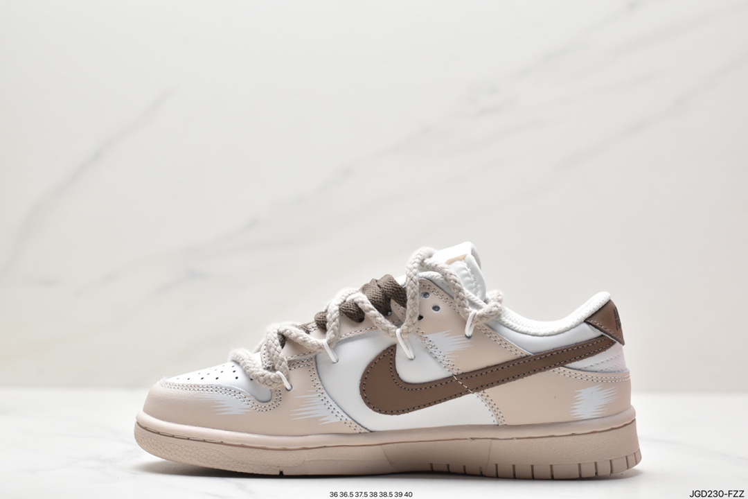 180 Nike SB Dunk Low”Milk White/Pink/Smile”扣篮系列低帮休闲运动滑板板鞋 DD1503-121