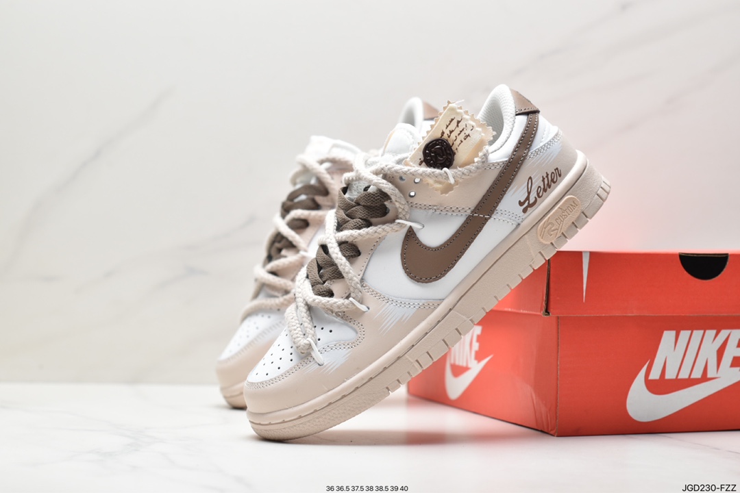 180 Nike SB Dunk Low”Milk White/Pink/Smile”扣篮系列低帮休闲运动滑板板鞋 DD1503-121