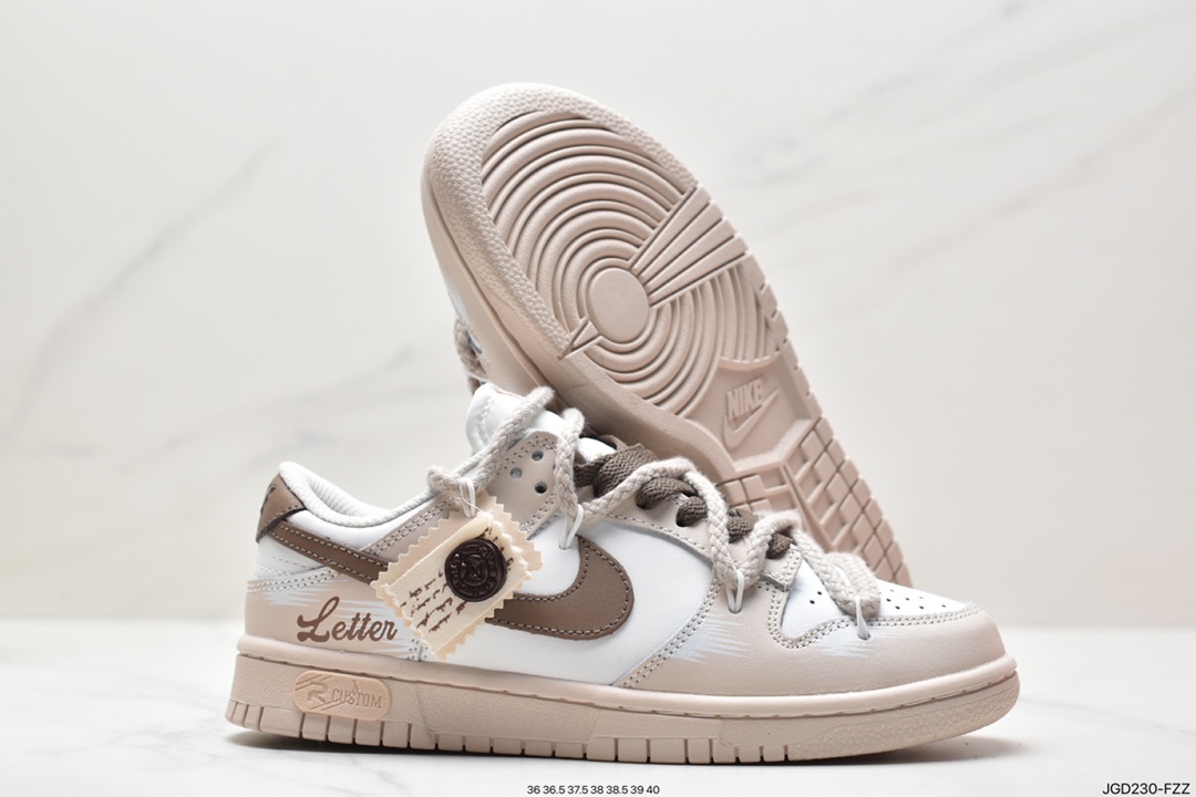 180 Nike SB Dunk Low”Milk White/Pink/Smile”扣篮系列低帮休闲运动滑板板鞋 DD1503-121