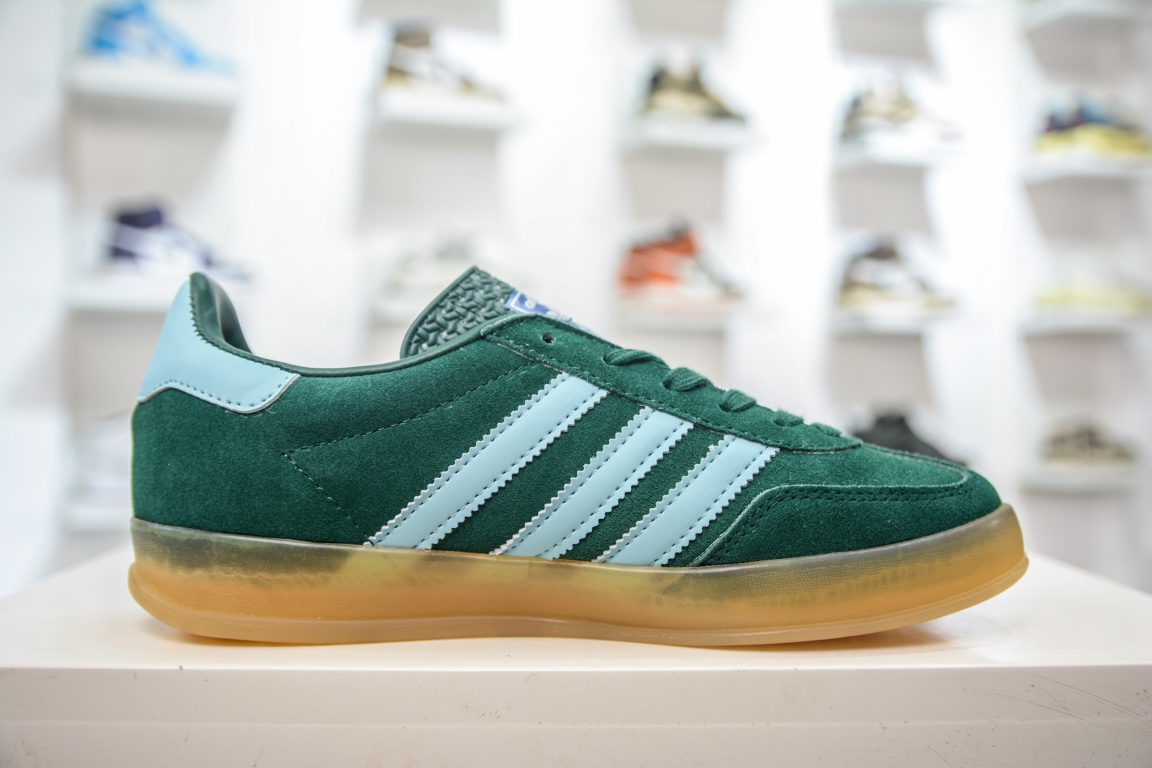 Adidas Originals Gazelle Indoor clover retro casual non-slip wear-resistant low-cut sneakers IG9979