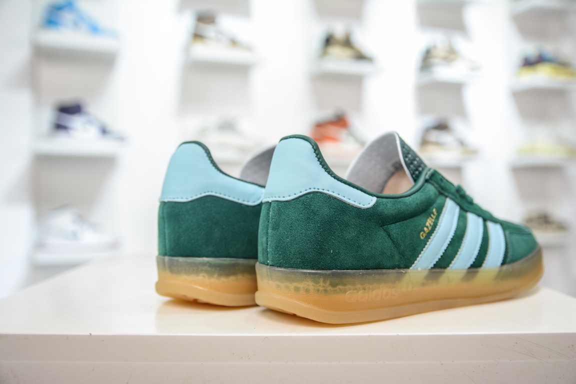 Adidas Originals Gazelle Indoor clover retro casual non-slip wear-resistant low-cut sneakers IG9979