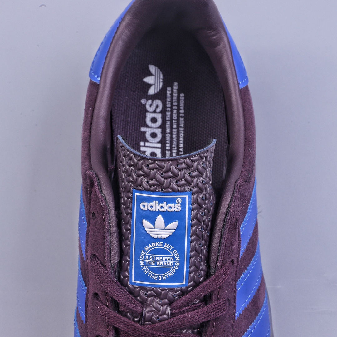 Adidas Originals Gazelle Indoor clover retro casual non-slip wear-resistant low-cut sneakers IG9980