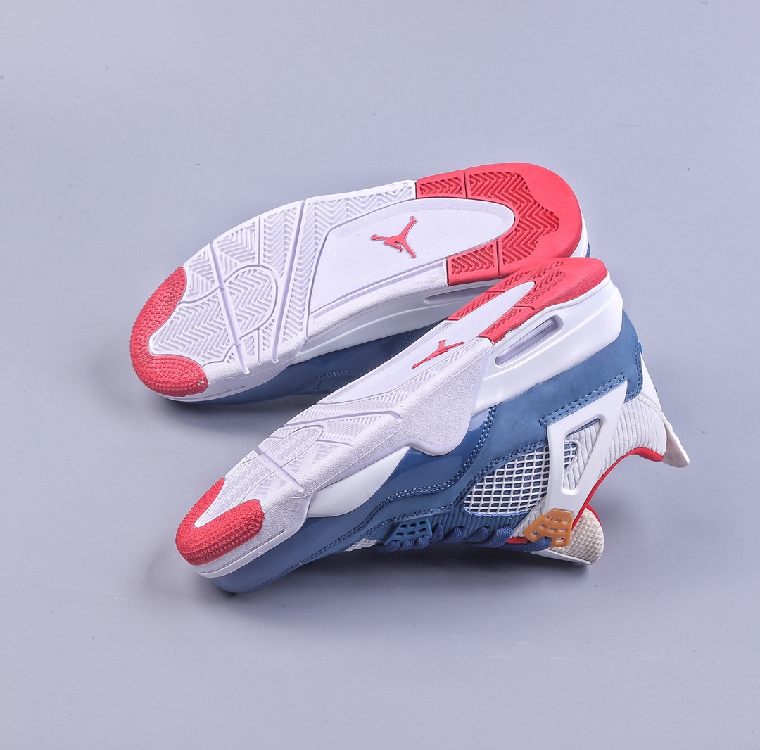 Enhance cost performance Air Jordan AJ4 Retro blue white red DR6952-400