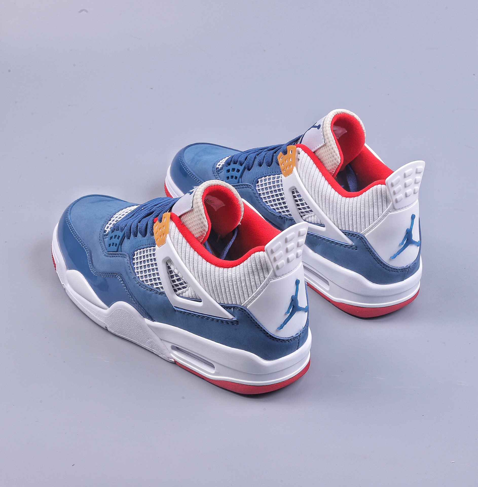 Enhance cost performance Air Jordan AJ4 Retro blue white red DR6952-400