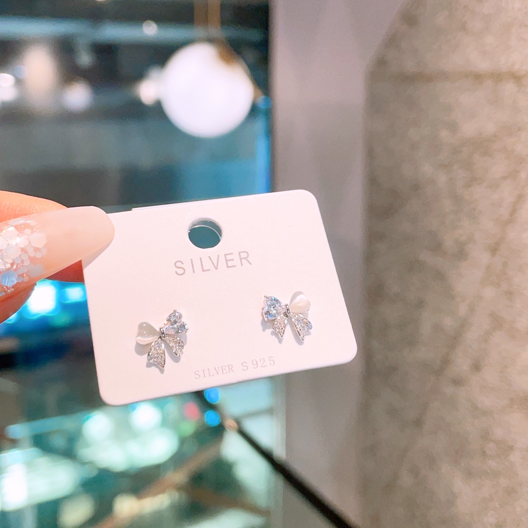 Nickel Free Silver Earrings Girly Wedding Gold