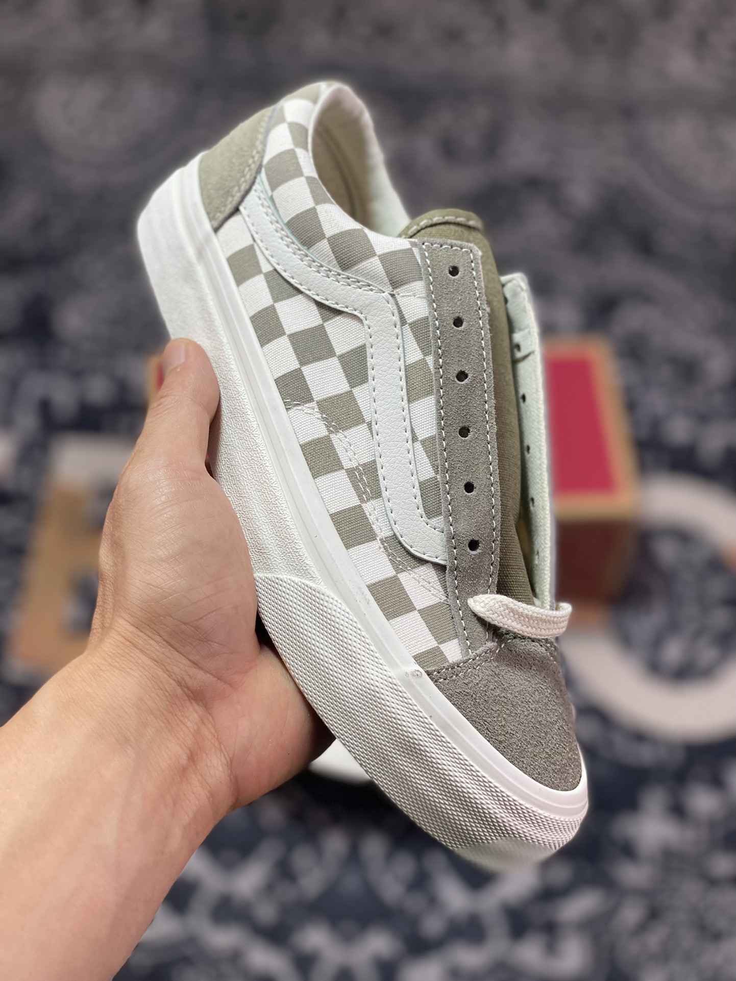 150  Vans Vault Og Style 36 灰棕棋盘格