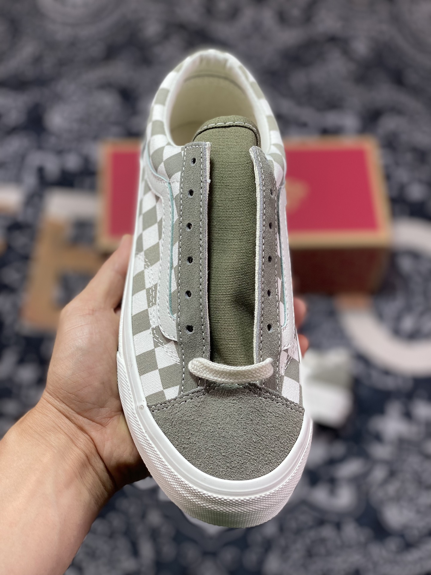 150  Vans Vault Og Style 36 灰棕棋盘格