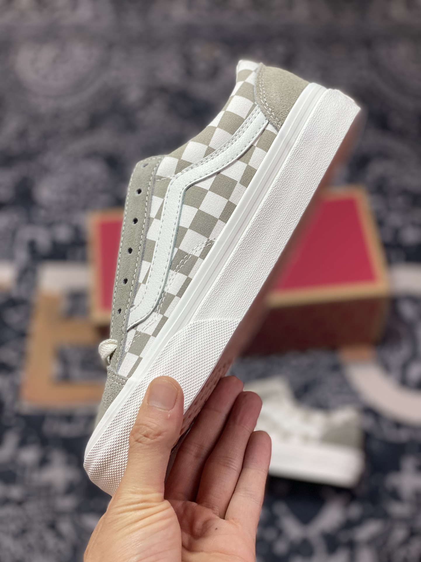 150  Vans Vault Og Style 36 灰棕棋盘格