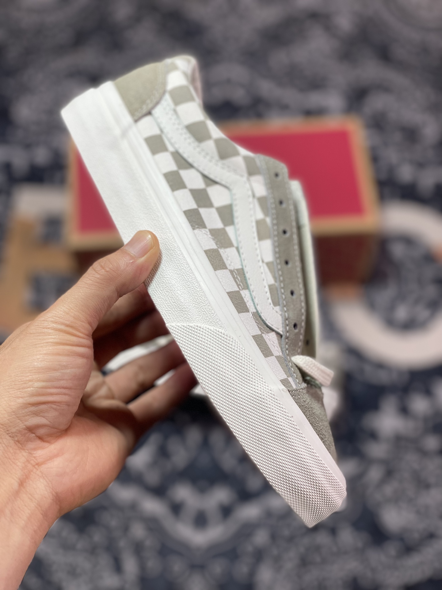 150  Vans Vault Og Style 36 灰棕棋盘格