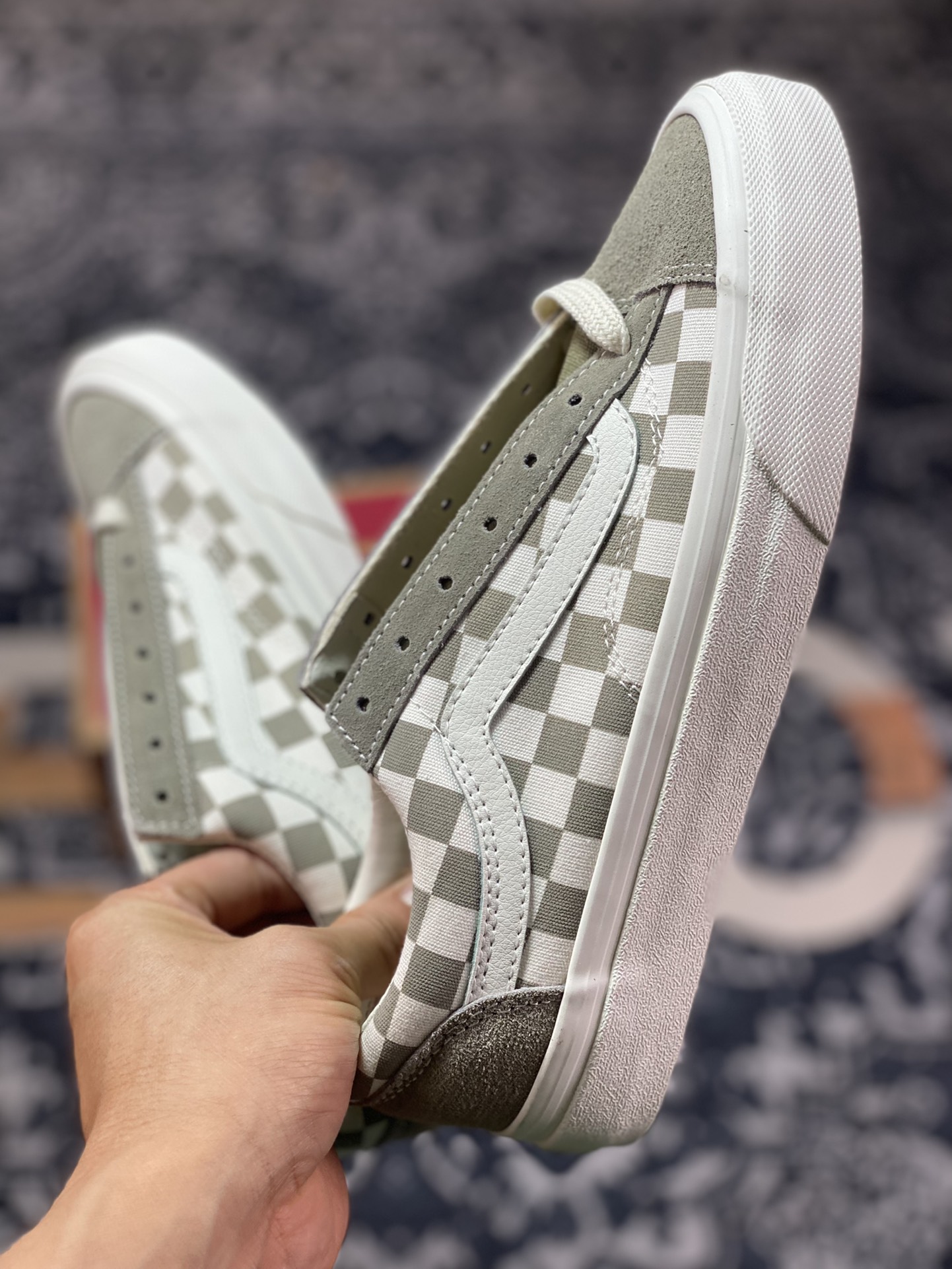 150  Vans Vault Og Style 36 灰棕棋盘格