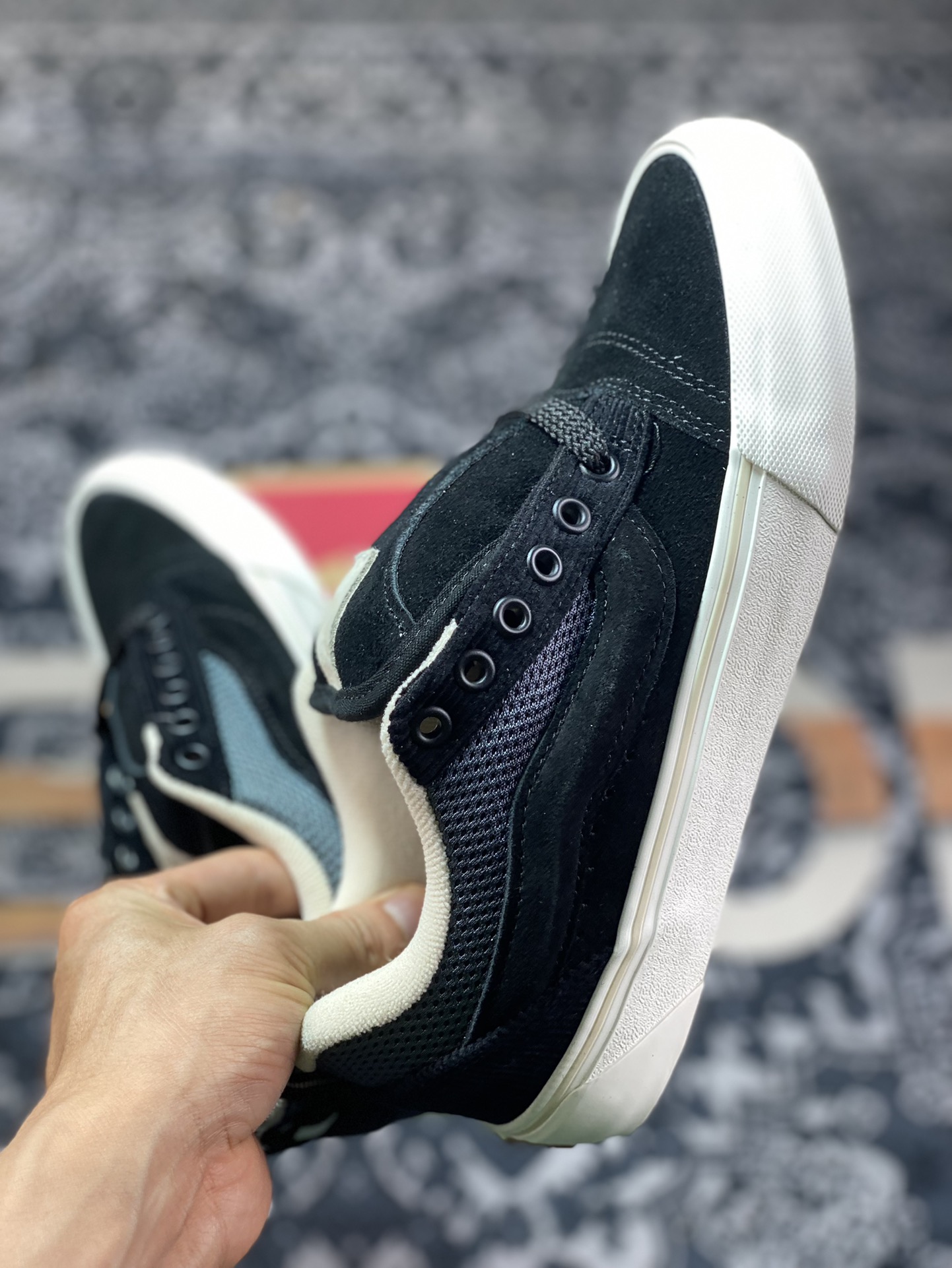 200  Vans Knu-Skool VR3 LX 面包鞋 坎普尔·茱利安系列低帮复古硫化休闲运动板鞋