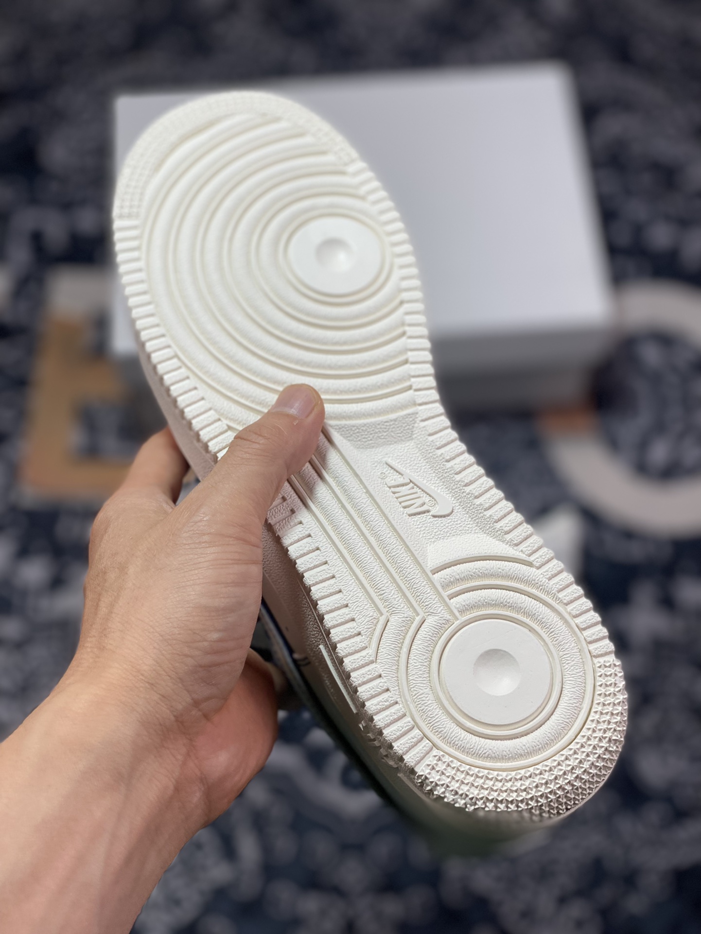 220 Nike Air Force 1'07 Low”Milk White/Blue”空军一号板鞋“皮革米白宝蓝车线”315122-404