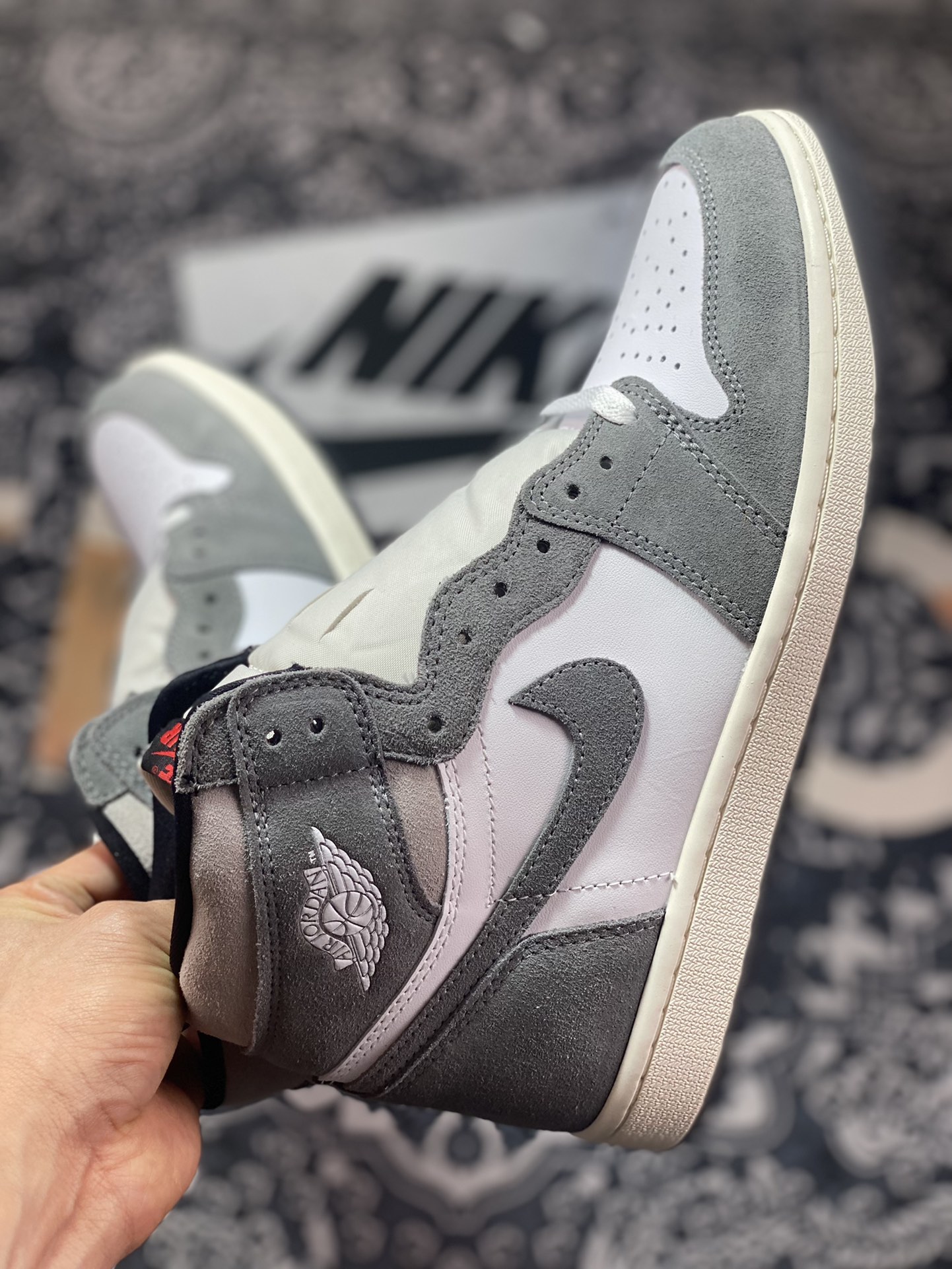 320 东莞大厂出品 Air Jordan 1 High ”Washed Heritage” 水洗灰 DZ5485-051